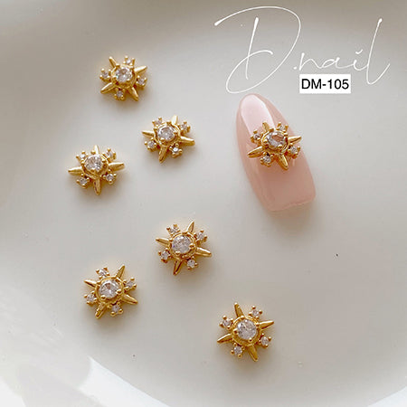 D.nail jewelry bijou parts DM-105 Cross Flake