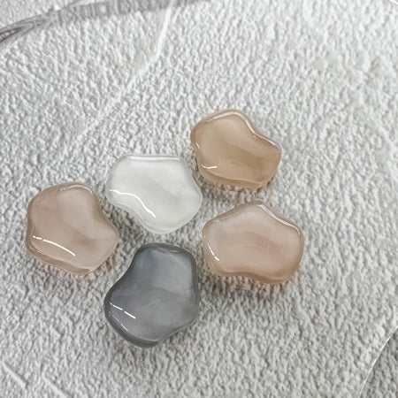 SHAREYDVA Glasschart Clear Beads Wave 2 20P