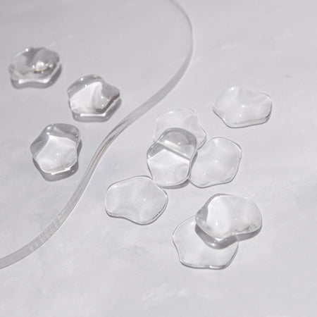 SHAREYDVA Glasschart Clear Beads Wave 2 20P