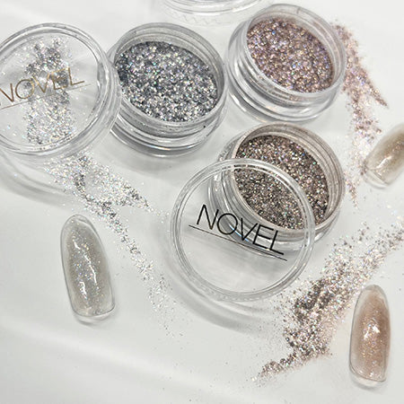 NOVEL ◆Soffy Powder Glitter (Glow Blue) 0.9g