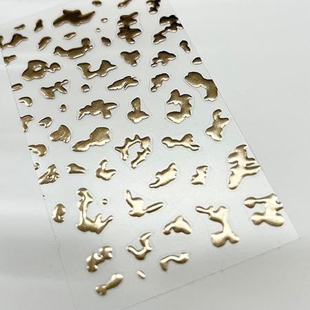 NOVEL ◆Nuance Leopard Sticker (Gold)