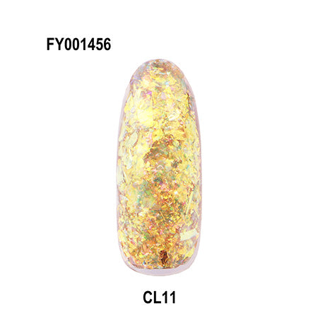 SONAIL×LUXURY Flake Scalp Powder Yellow gold CL11 FY001456 7g