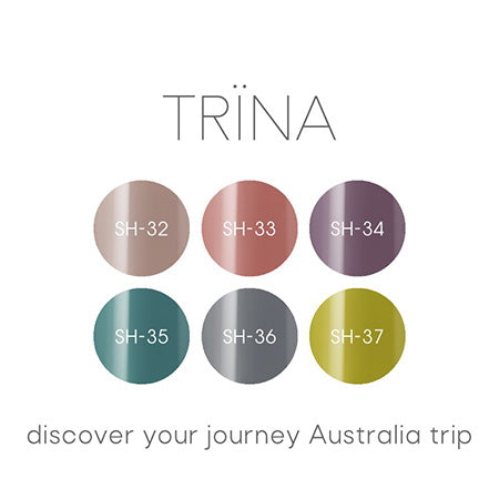 TRINA Discover Your Journey Ａｕｓｔｒａｌｉａ　ｔｒｉｐ  6 colors Series SH-32 to SH-37