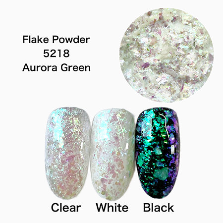 NFS Twinkle Mist Flake Powder Aurora Green 0.15g