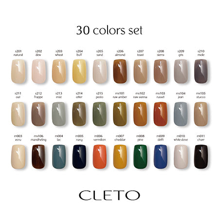 CLETO 30 Colors Set Each 2.7g