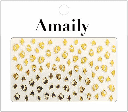 Amaily Nail Sticker No. 5-54 Leopard Pattern G