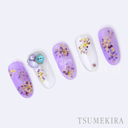 Tsumekira TSUKI Produce Petal Purple