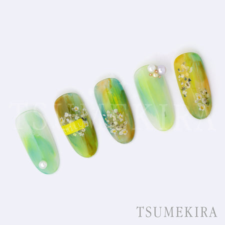 Tsumekira TSUKI Produce Petal White