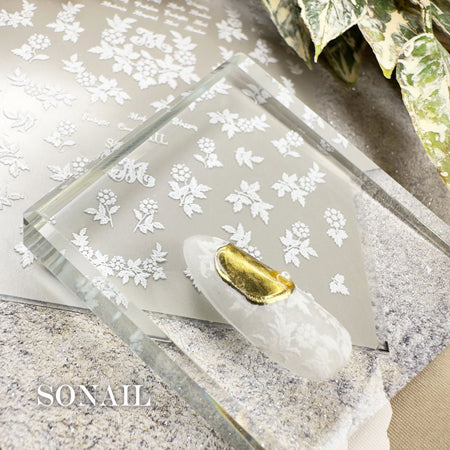 SONAIL 3D White Botanical Seal