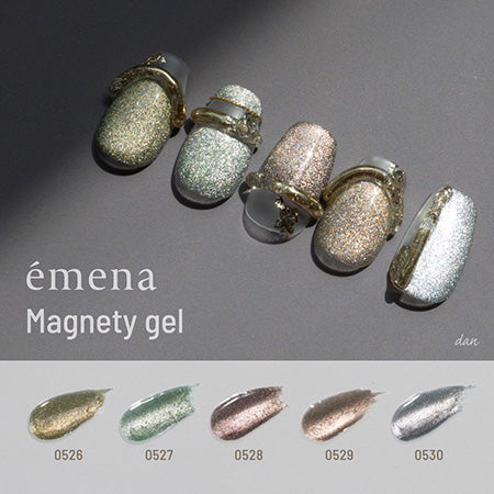 Emena Magnety Gel 5 Colors for One Set 0526-0530 EMENA-MG5 8g Each