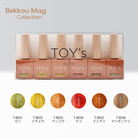 TOY's × INITY Bekko Mug Collection 7ml x 6 colors
