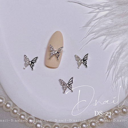 D.nail Jewelry Bijou Parts DS-21 Stylish Butterfly 2P