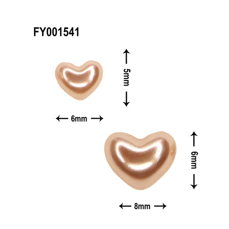 SONAIL 3D heart assortment Beige FY001541