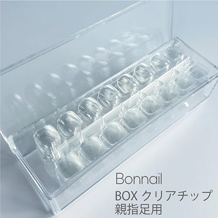 Bonnail BOX Clear Tip By Big Toe 320P (160P each)