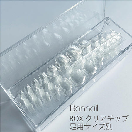 Bonnail BOX Clear Tip By Foot Size 480P (40P each)