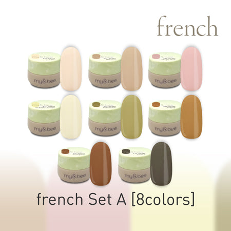 Mybee Color Gel French set A (8 colors) FH-SA 2.5g x 8 colors