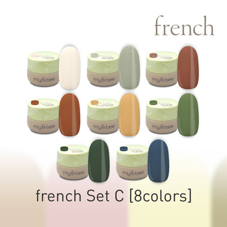 Mybee Color Gel French set C (8 colors) FH-SC 2.5g x 8 colors