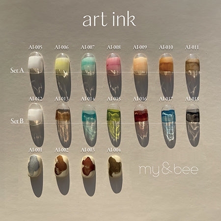 Mybee Art Ink Set B AI-SB 7ml x 7 colors