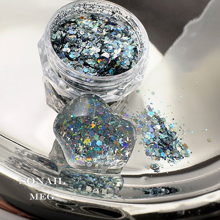 SONAIL×MEG Midnight & Rainbow Miracle hologram MEG000339 1.3g