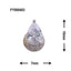 SONAIL Rain Water Drop Crystal Parts Silver FY000403 2P