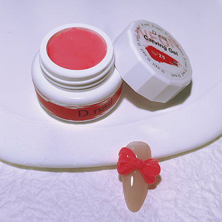 D.nail Goku Carving Gel 25 Neon Pink 5g