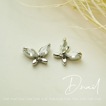 D.nail Jewelry Bijou Parts DS-26 Shine Butterfly 2P