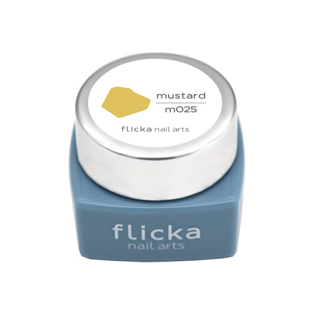 Flicka Nail Arts Color Gel M025 Mustard 3g