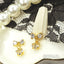 SONAIL Ribbon & Semi-circle Bijou Charm Gold FY001647 2P