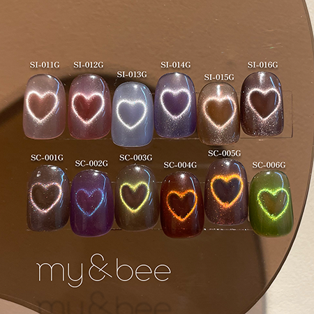 Mybee Silky Color Mug Set A (001-006) 8ml x 6 colors