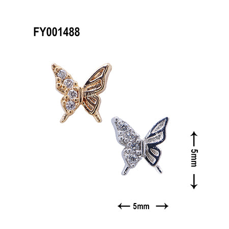 SONAIL Asymmetric Wing Butterfly Metallic Set FY001488
