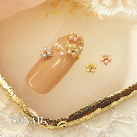 SONAIL Petit Pearl Flower Elegance Parts 3 Color Set FY001491