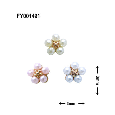 SONAIL Petit Pearl Flower Elegance Parts 3 Color Set FY001491