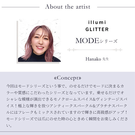 S-Mint illumiGLITTER PLS-4 MONOCHROME SPICE 1g