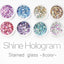 S Mint Shine Hologram Stained Glass SH-1 1g