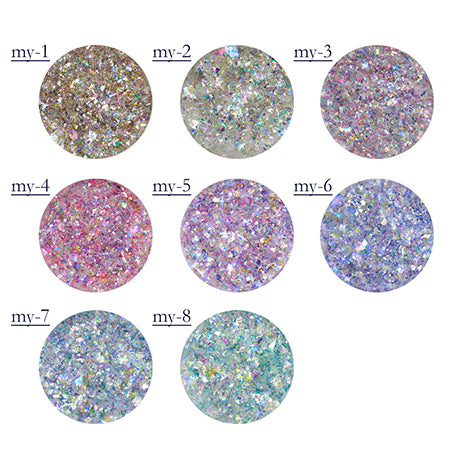 S-Mint Crystal Hologram Mystic 8-color Set Each 0.7g