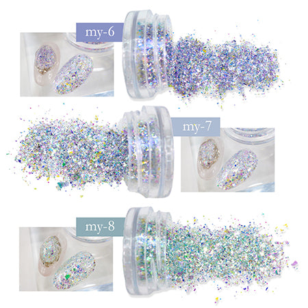 S-Mint Crystal Hologram Mystic 8-color Set Each 0.7g