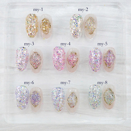 S-Mint Crystal Hologram Mystic 8-color Set Each 0.7g