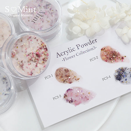 S-Mint Acrylic Powder Ｆｌｏｗｅｒ　Ｃｏｌｌｅｃｔｉｏｎ３　ＦＣ３－２ 7g