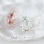 Esmint Jewelry Broach Frame Oval Silver 4P
