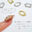 Esmint Jewelry Broach Frame Oval Silver 4P