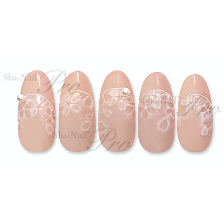 photo nail Plus Gradient Sakura Positive