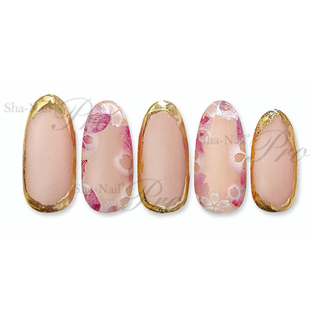 photo nail Plus Gradient Sakura Negative