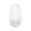 MATIERE Metal Parts Pearl Ribbon Silver 2P