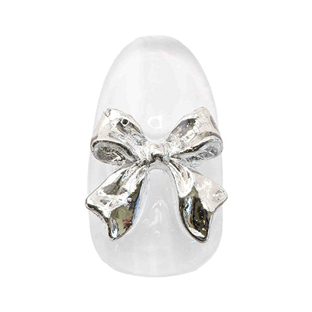 MATIERE Metal Parts Metallic Ribbon Silver 3P