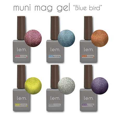 lem. Munimaggel Bluebird 6-color Set (Mu-07 to Mu-12) 7g x 6 colors