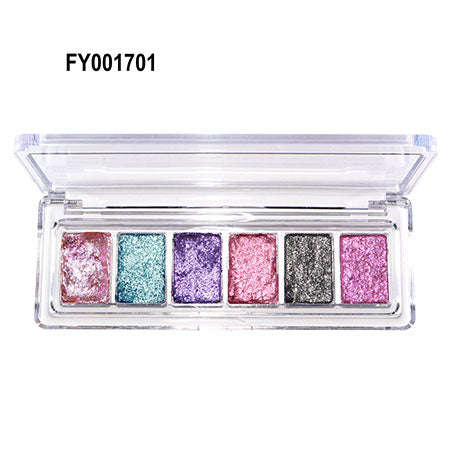 SONAIL Cream Glitter Palette 6 colors B FY001701 1g Each