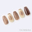 Produced by Aya Tsumekira Cheek Nails Nut Brown