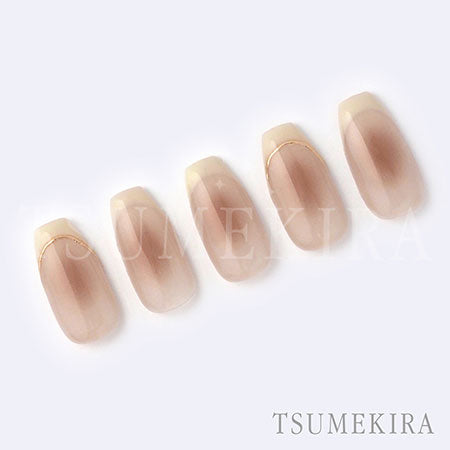 Produced by Aya Tsumekira Cheek Nails Nut Brown