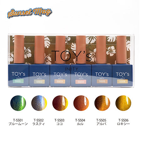 TOY's × INITY Sunset Mug Set 7ml x 6 colors