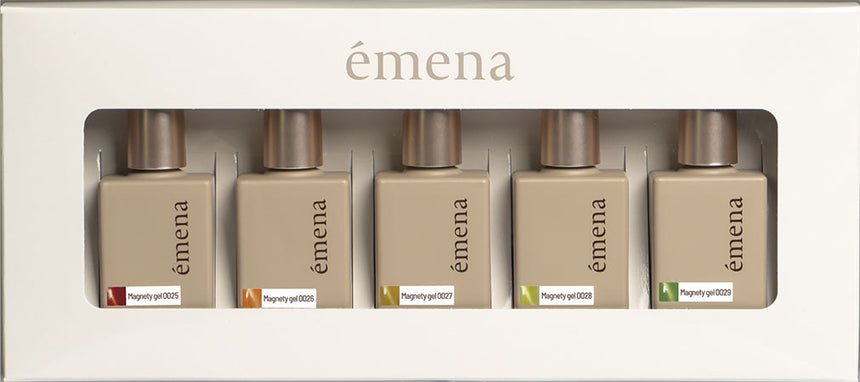 emena Magnety Gel 5-color Set 0025-0029 8g x 5 colors　